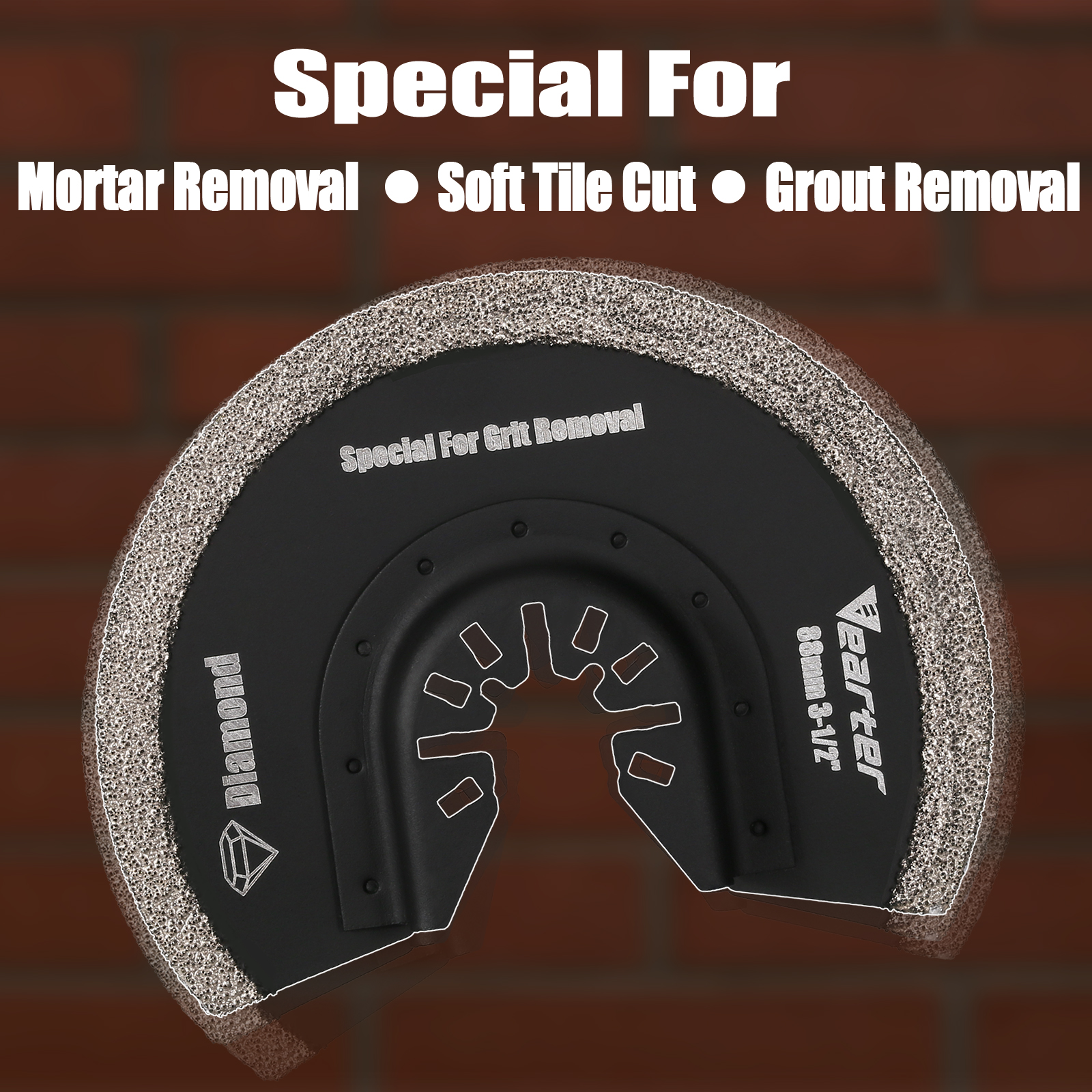 Vearter 4Pack Diamond Semi-Cir - đánh giá và giá Grout Saw Removal