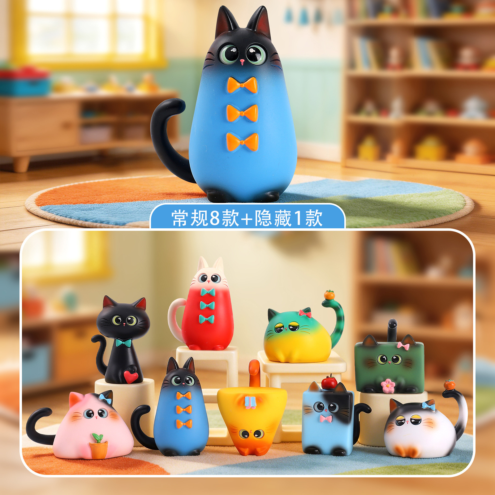 Blind Box Cat Figurine Resin C - đánh giá và giá Home Improvement Hardware