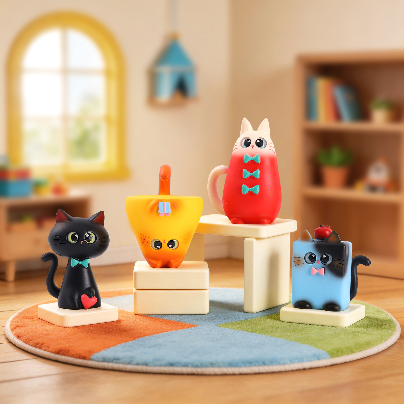 Blind Box Cat Figurine Resin C - đánh giá và giá Home Improvement Hardware