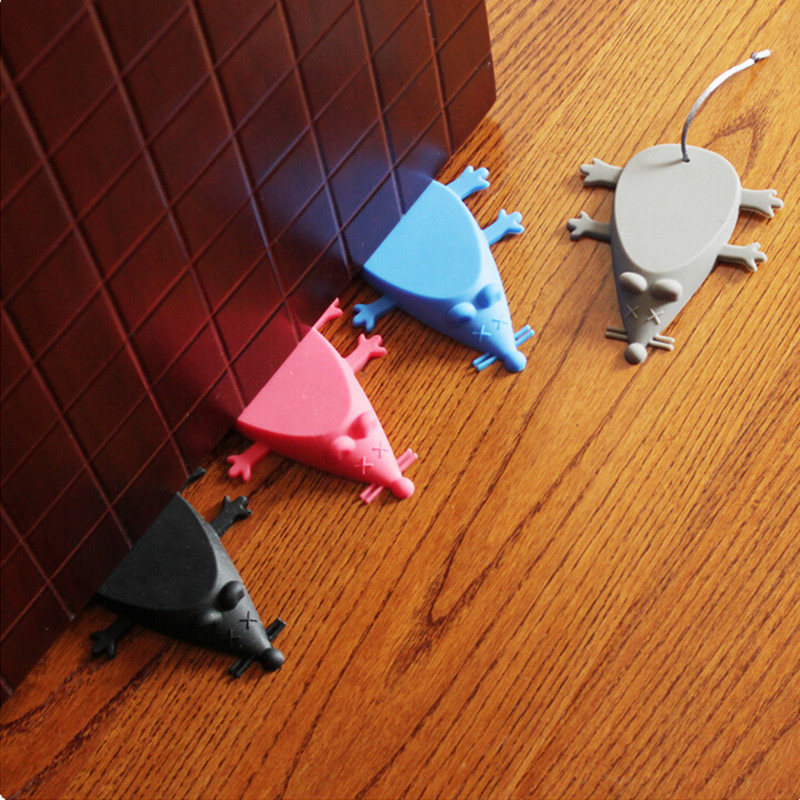 1PC/3PCS Cartoon Animal Mouse  - đánh giá và giá Door Stopper Rubber