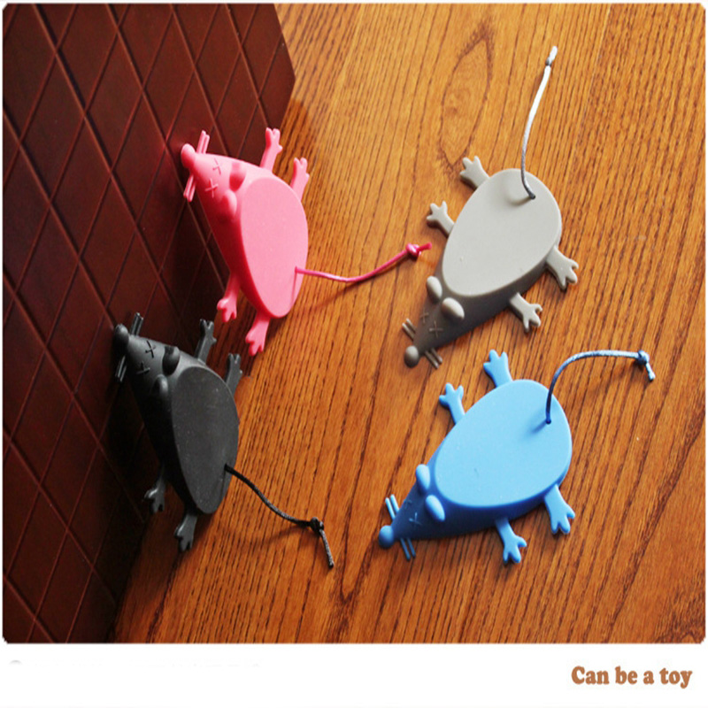 1PC/3PCS Cartoon Animal Mouse  - đánh giá và giá Door Stopper Rubber