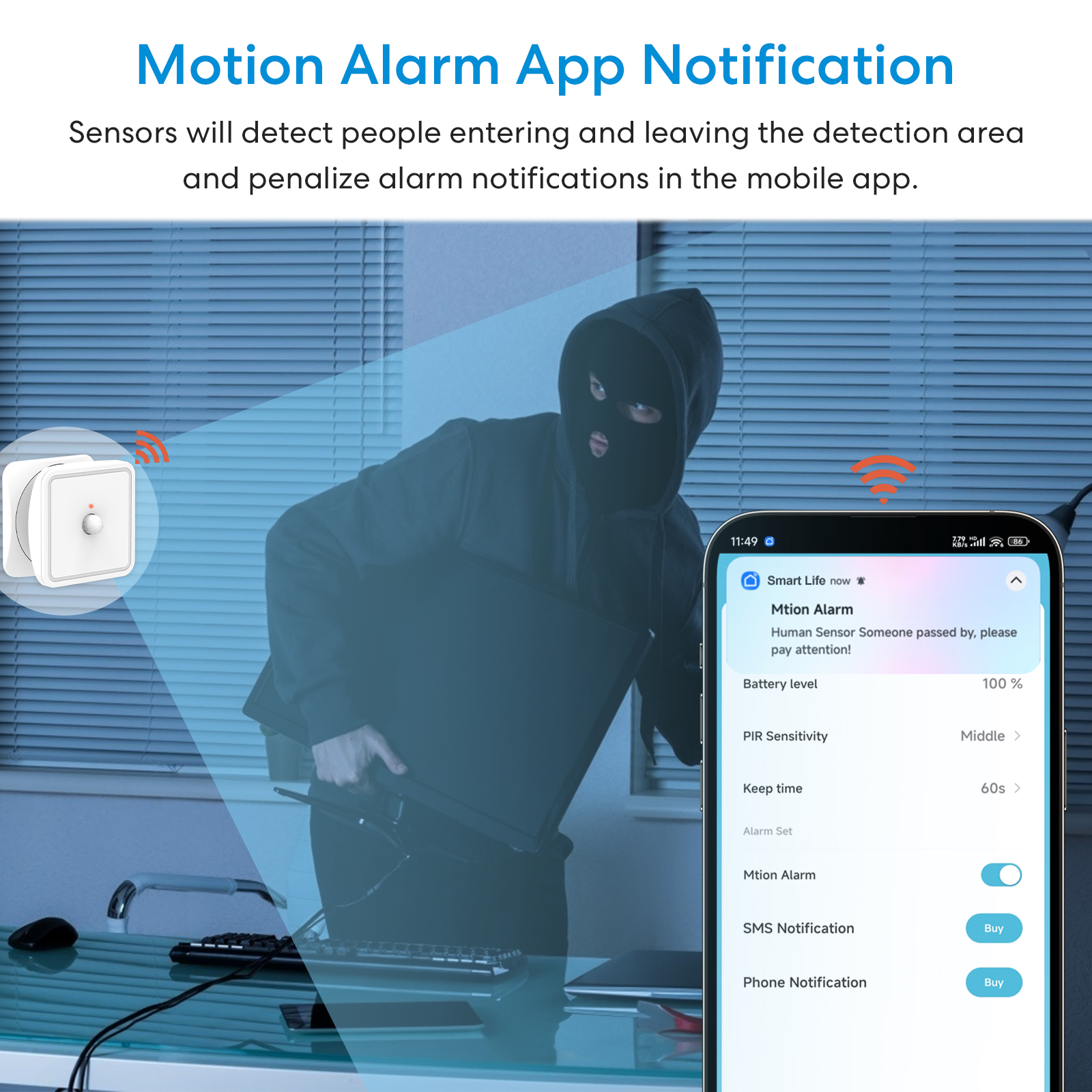Tuya ZigBee Human Motion Senso - đánh giá và giá Home Improvement Hardware
