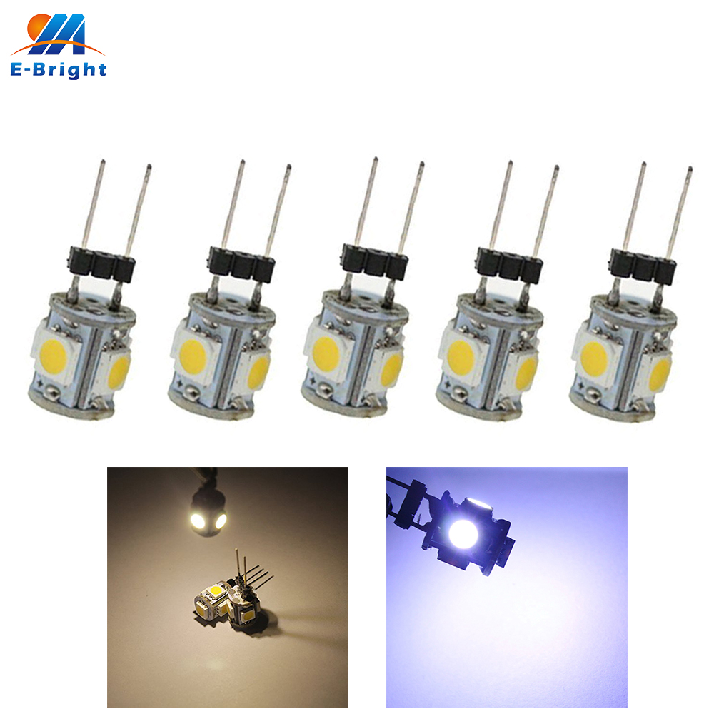 10pcs DC12V G4 5050 5 SMD LED  - đánh giá và giá Home Improvement Cars