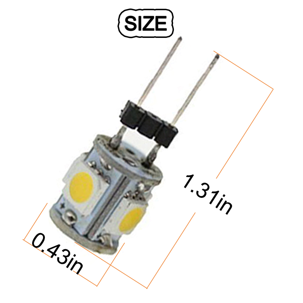 10pcs DC12V G4 5050 5 SMD LED  - đánh giá và giá Home Improvement Cars