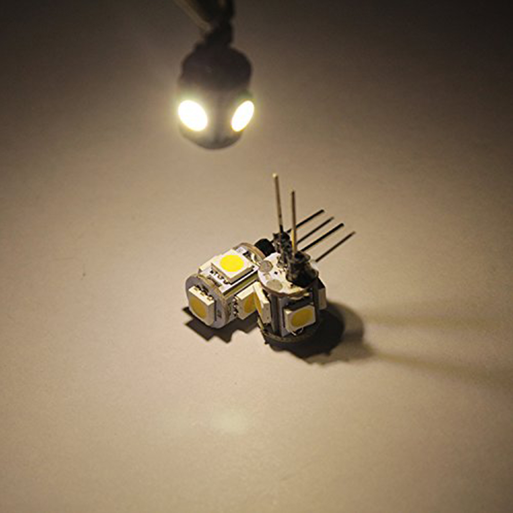 10pcs DC12V G4 5050 5 SMD LED  - đánh giá và giá Home Improvement Cars