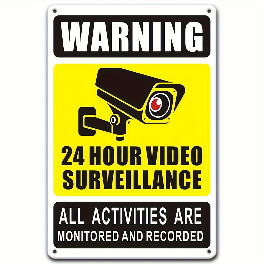 24/7 Video Surveillance Warnin - đánh giá và giá Home Improvement Hardware