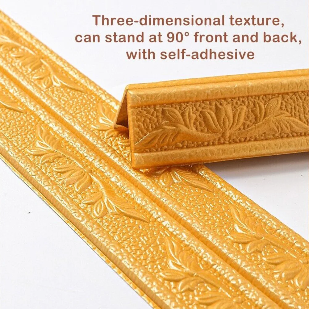 3D Self Stickers Wall Baseboar - đánh giá và giá Baseboard Molding Trim
