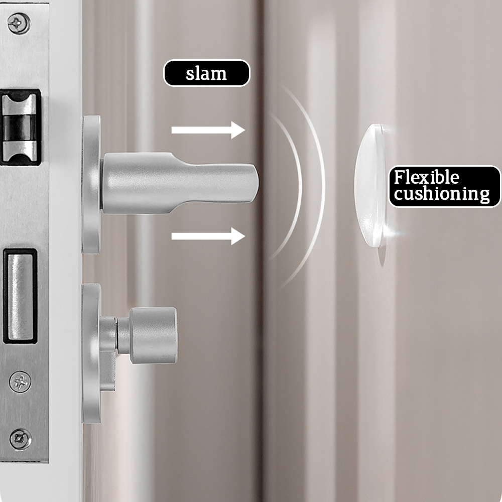 Silent Clear Silicone Door Sto - đánh giá và giá Door Stopper Rubber