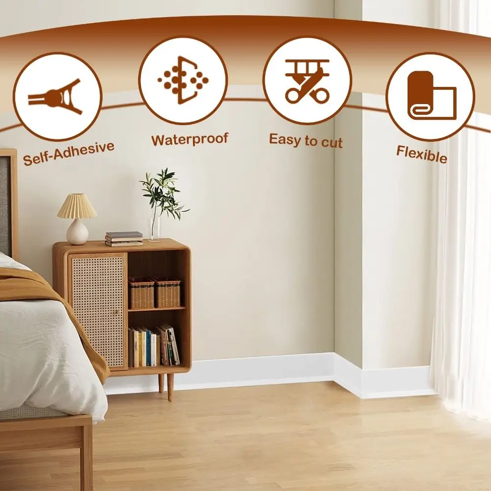 Home Decor PVC Baseboard Moldi - đánh giá và giá Baseboard Molding Trim