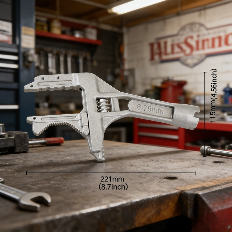 1Pc Large Open 6-75mm Adjustab - đánh giá và giá Pipe Wrench Adjustable
