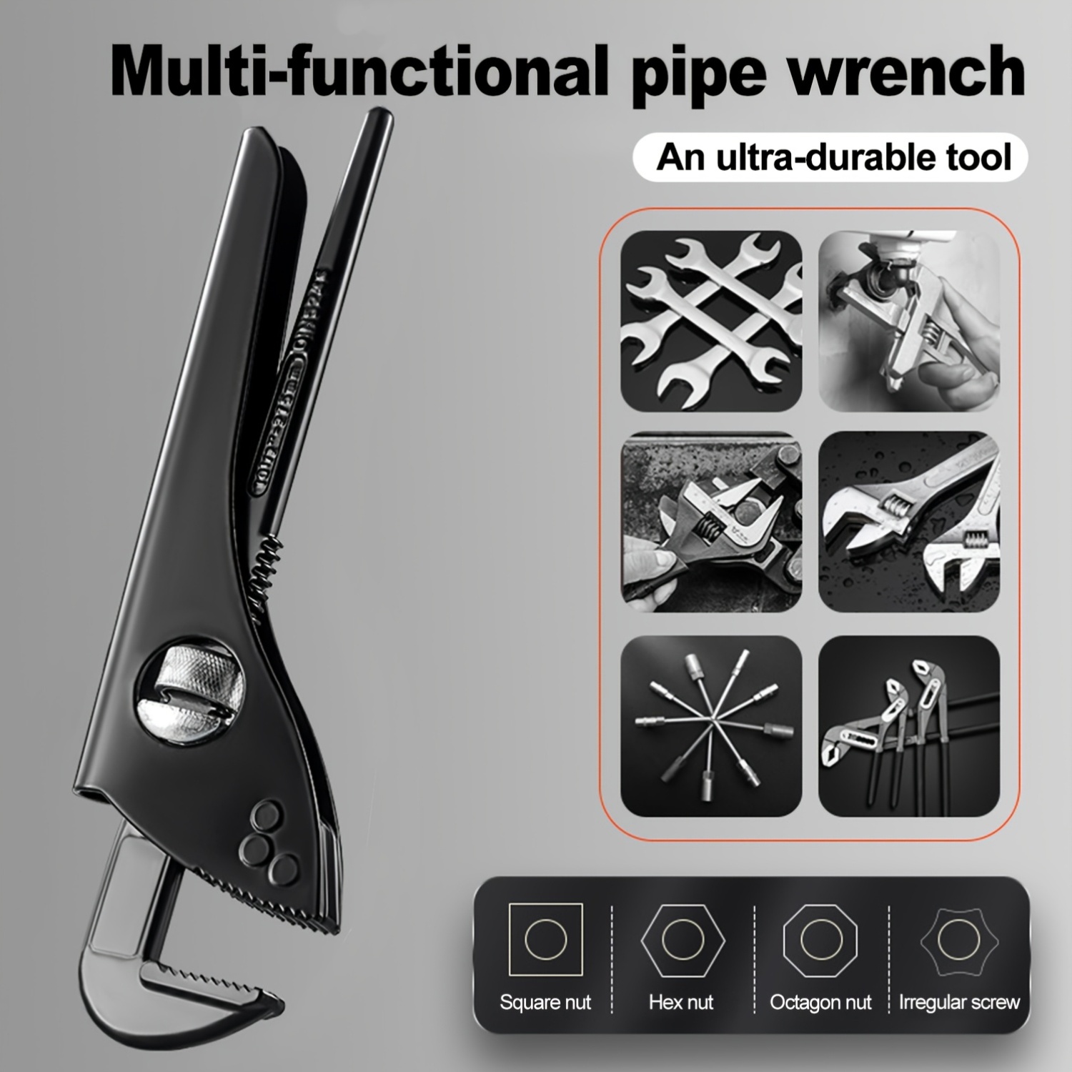 Multi-Function Adjustable Pipe - đánh giá và giá Pipe Wrench Adjustable