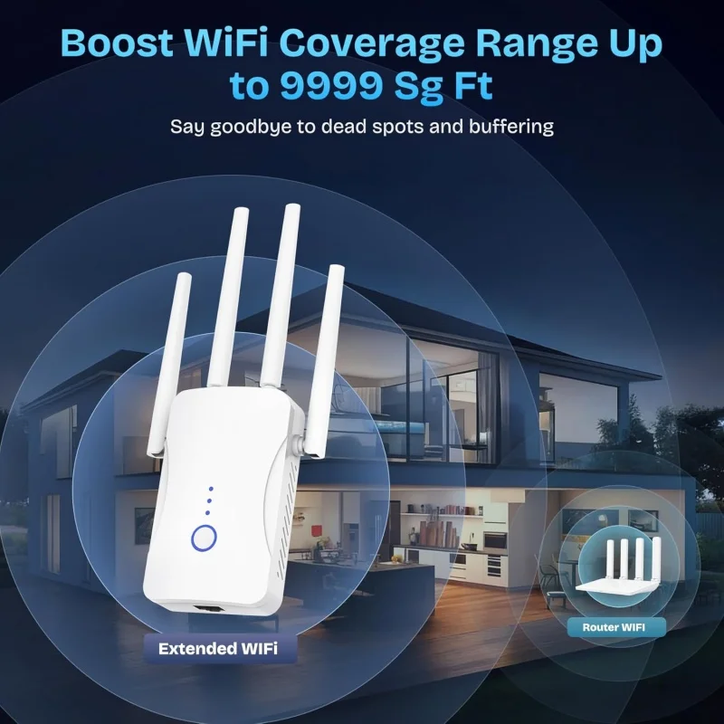 2.4G/5GHz Dual Band WiFi Repea - đánh giá và giá Home Improvement Hardware