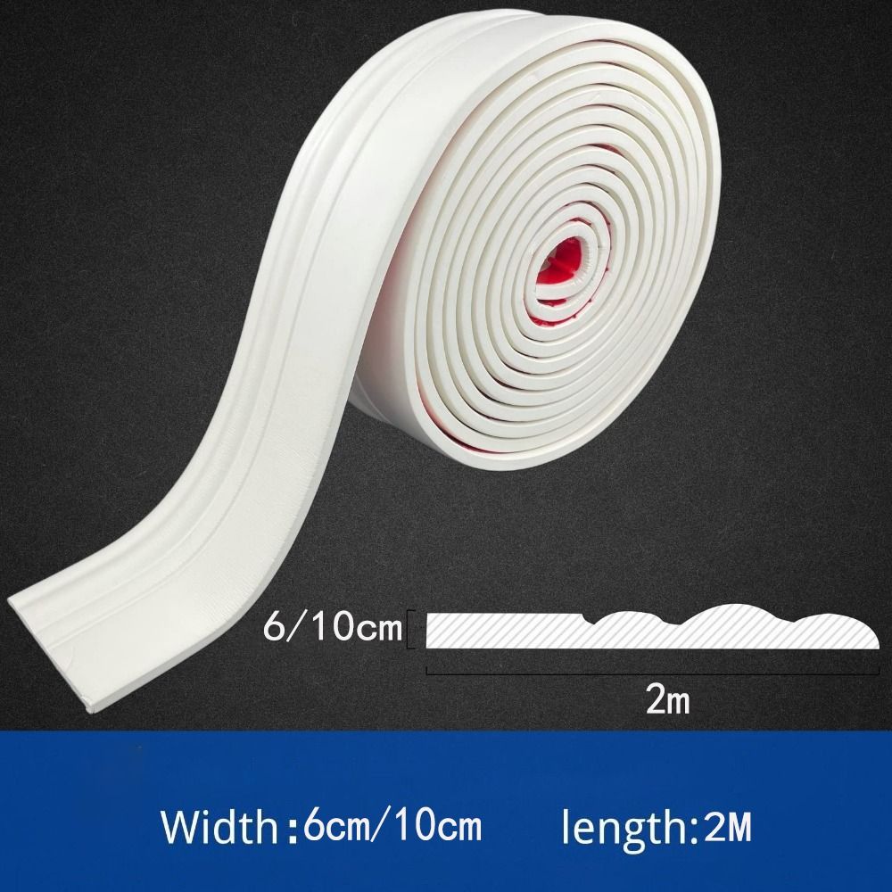 DIY Thickened Wall Baseboard A - đánh giá và giá Baseboard Molding Trim