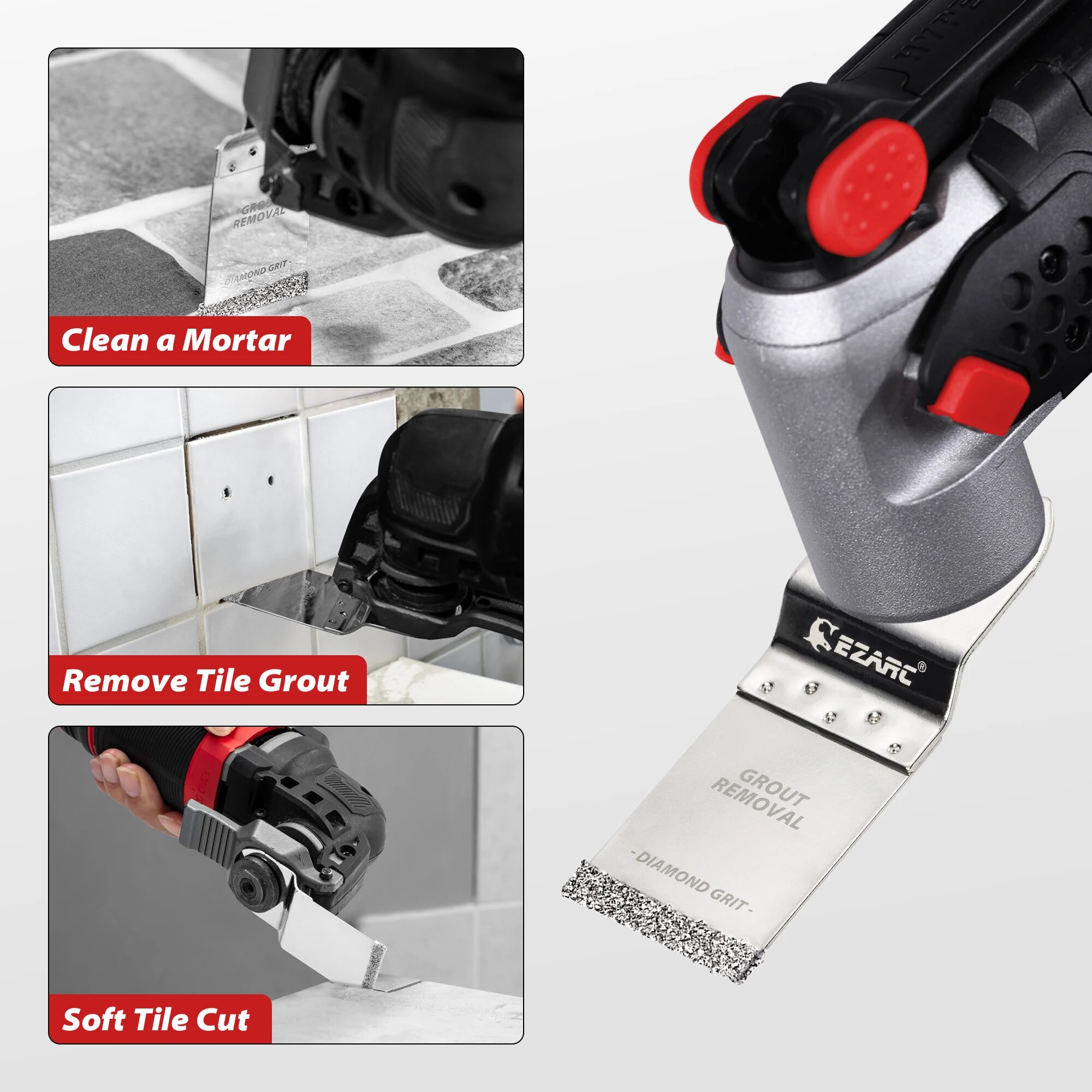 EZARC Oscillating Saw Blades 3 - đánh giá và giá Grout Saw Removal